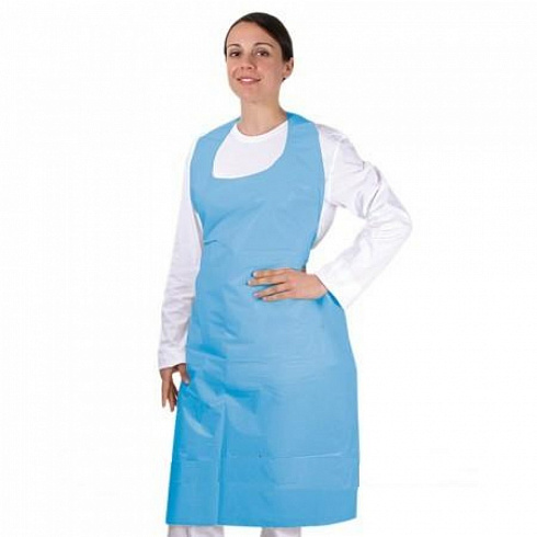 Фартук ламинированный 70*110 цв.голубой