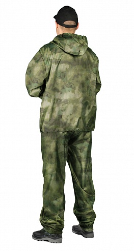 Костюм "МАСКХАЛАТ-ЛИВЕНЬ" куртка/брюки, цвет: кмф "Атака", ткань: Таффета рип-стоп