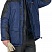 Куртка "Сириус-Европа" муж.длин. цв.синий с черным